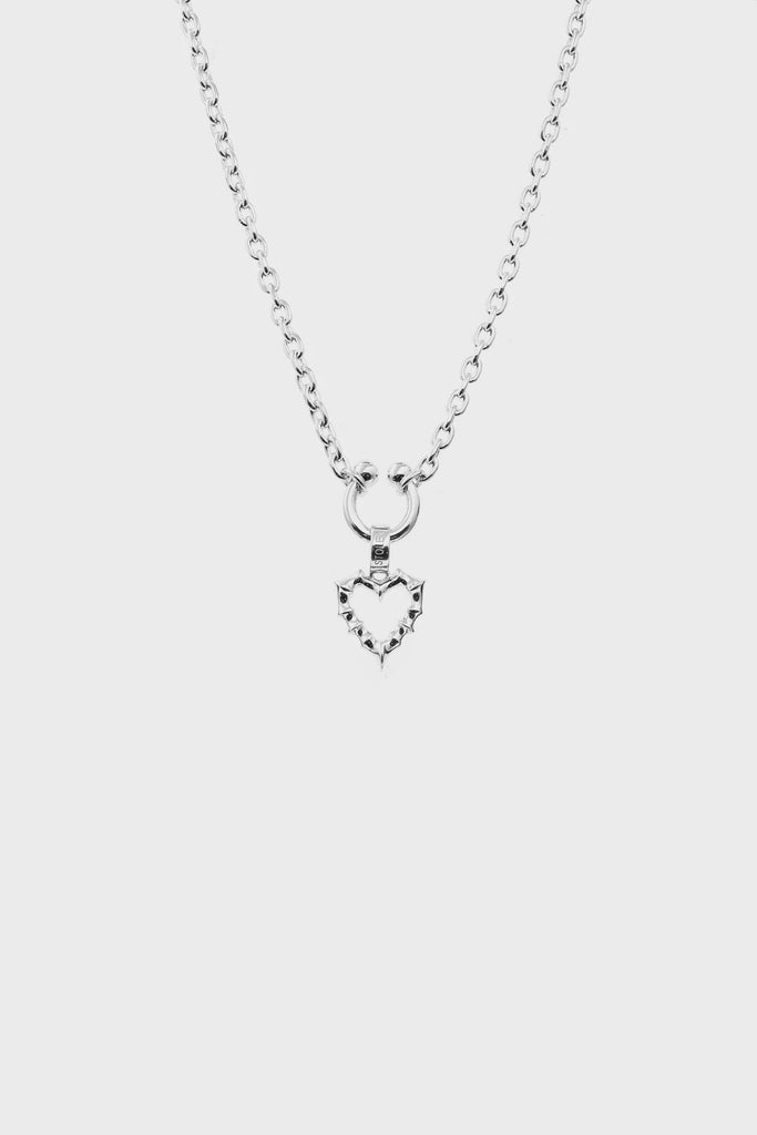 Punk Jagged Heart Necklace
