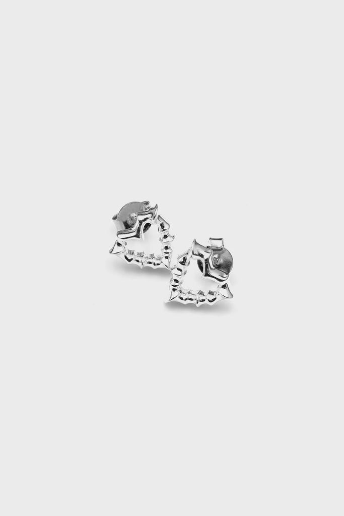 Jagged Heart Studs
