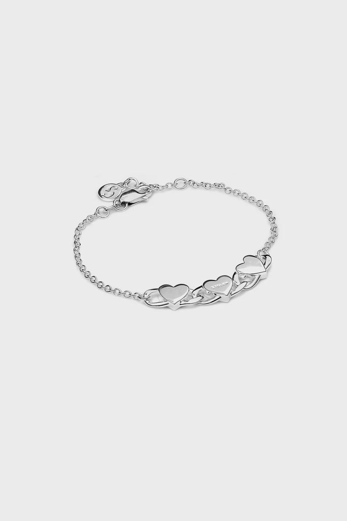 Triple Heart Love Chain Braclet