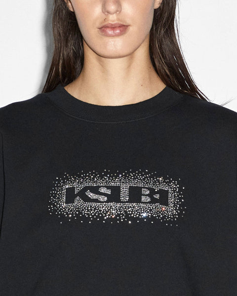 Sott Burst Boxy Crew Jet Black