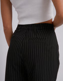 Alicia Pant - Black/white stripe