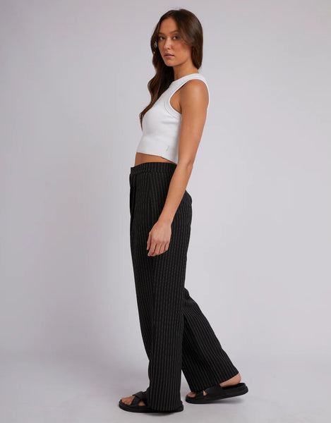 Alicia Pant - Black/white stripe