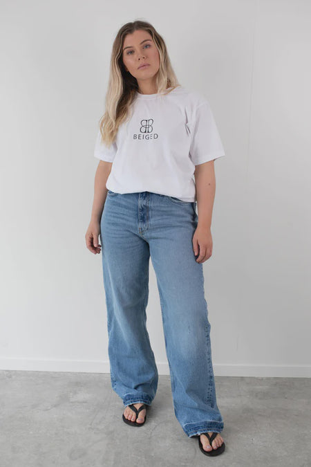 Stacked LS Tee - Pink