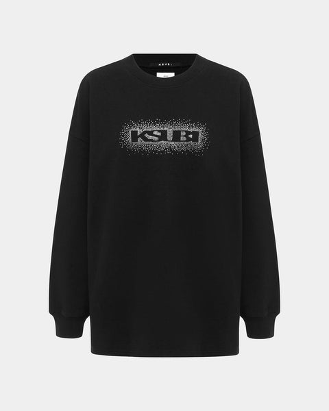 Sott Burst Boxy Crew Jet Black