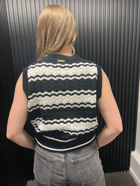 Ziggy Stripe Vest