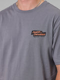 Cracks & Crevasses Sea Tee - Charcoal