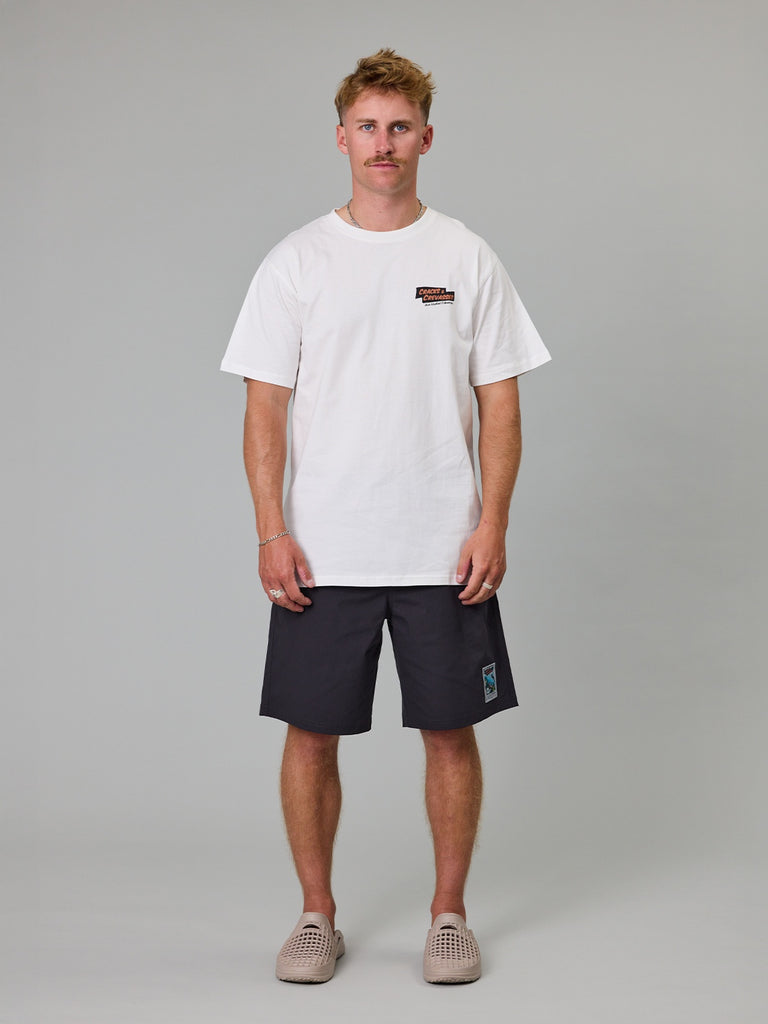 Cracks & Crevasses Sea Tee - White