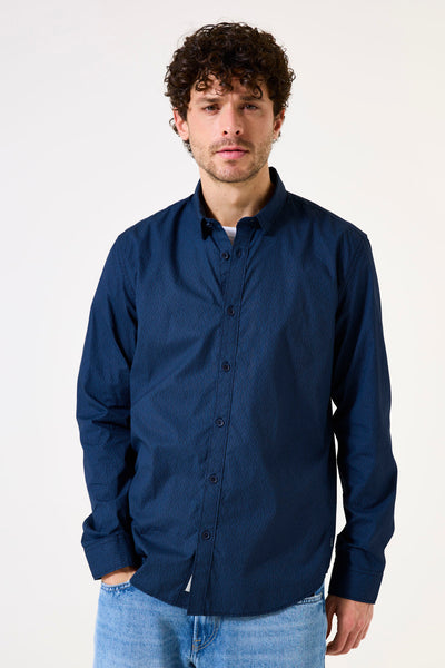 LS Shirt - Deep Blue