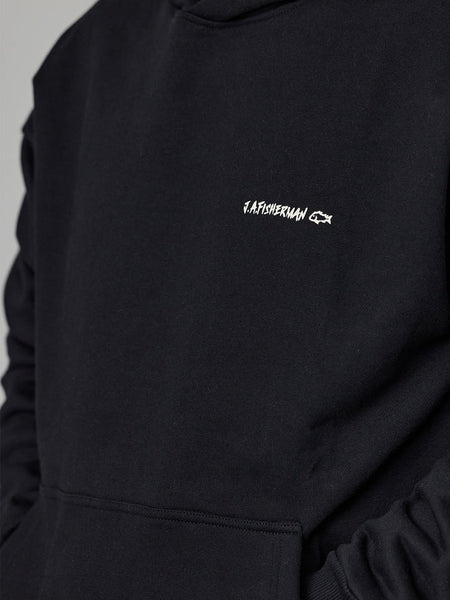 J A fisherman South Hood - Black