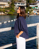 Willow Blouse - Navy