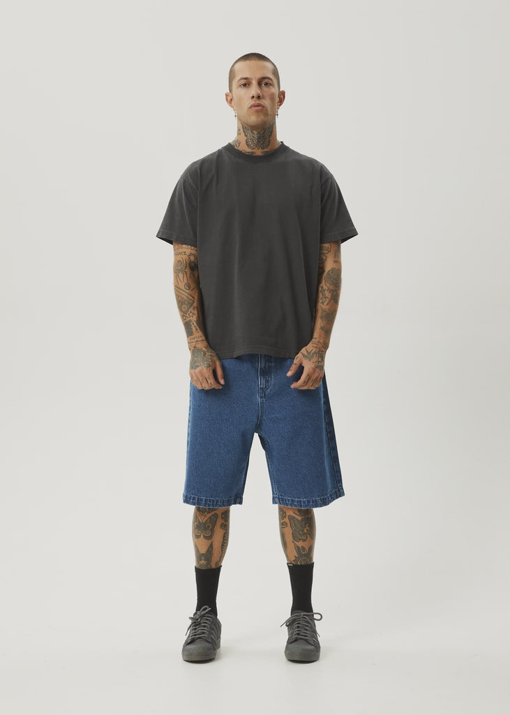 Denim Baggy Fit Short 22 inch - authentic Blue