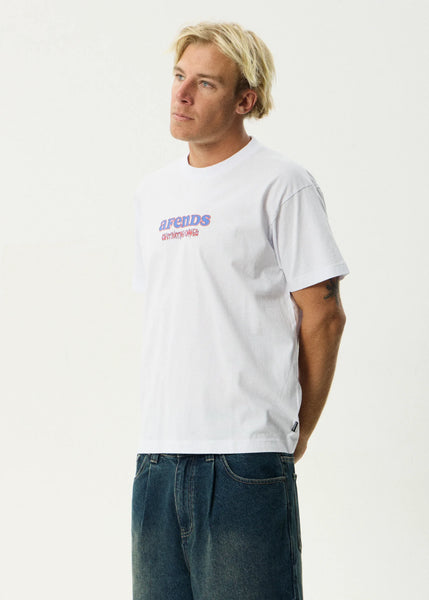Simple Times Boxy Tee - White