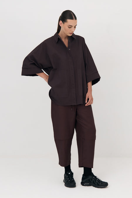 Alicia Pant - Black/white stripe