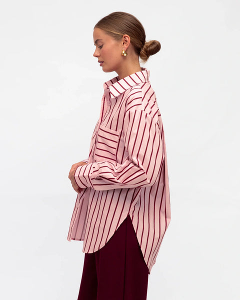 Pink/Red Stripe Shirt
