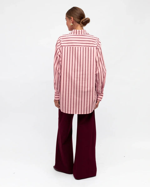 Pink/Red Stripe Shirt
