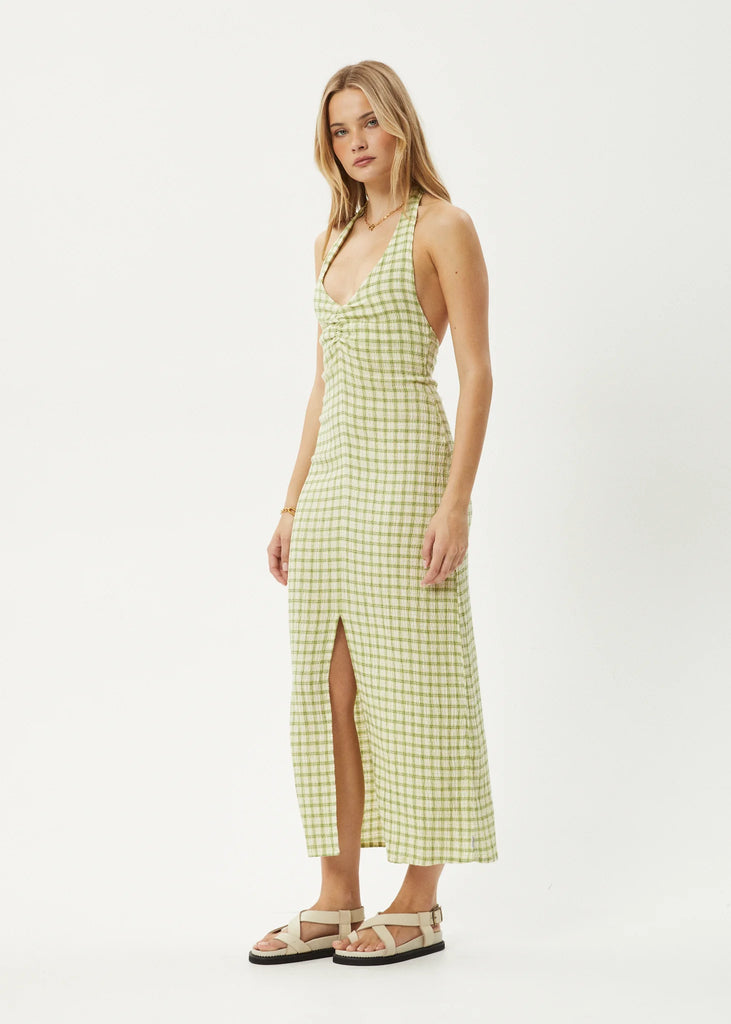 Darcy Check Maxi Dress