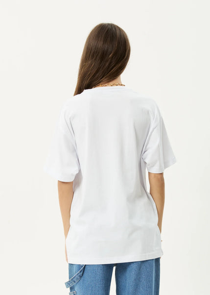 Patches Oversized Tee - White