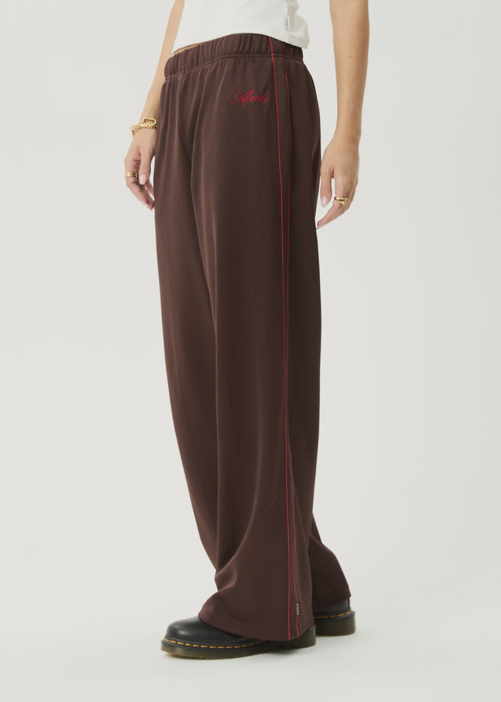 Avenue Track Pant - Coffee