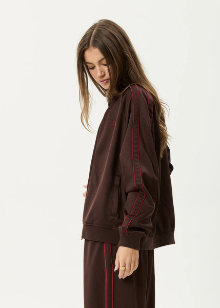 Avenue track Jacket - Coffee