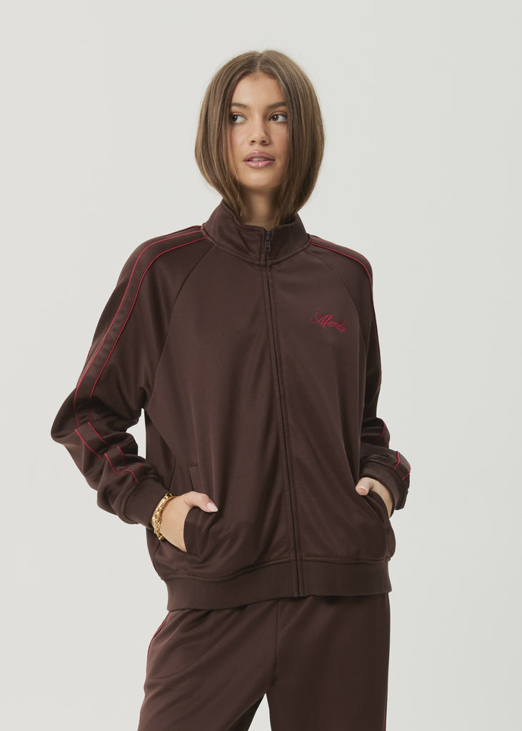 Avenue track Jacket - Coffee