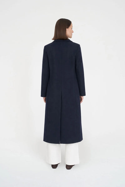 Oscar Coat- Dark Navy