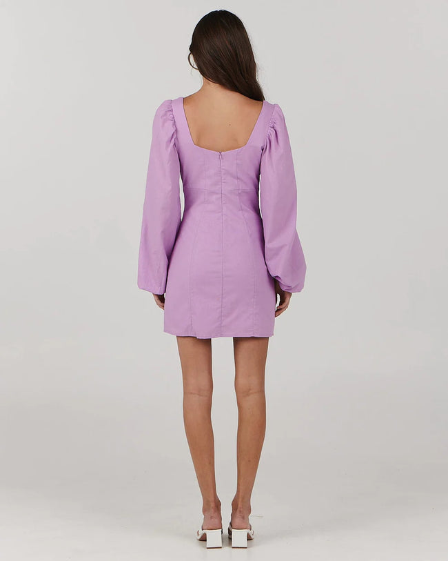 Andrea Mini Dress - Lilac
