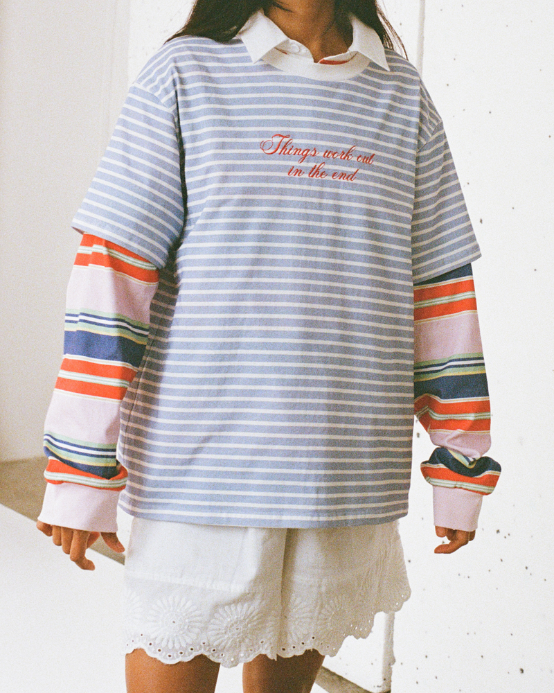 Morale T-Shirt -Baby Blue