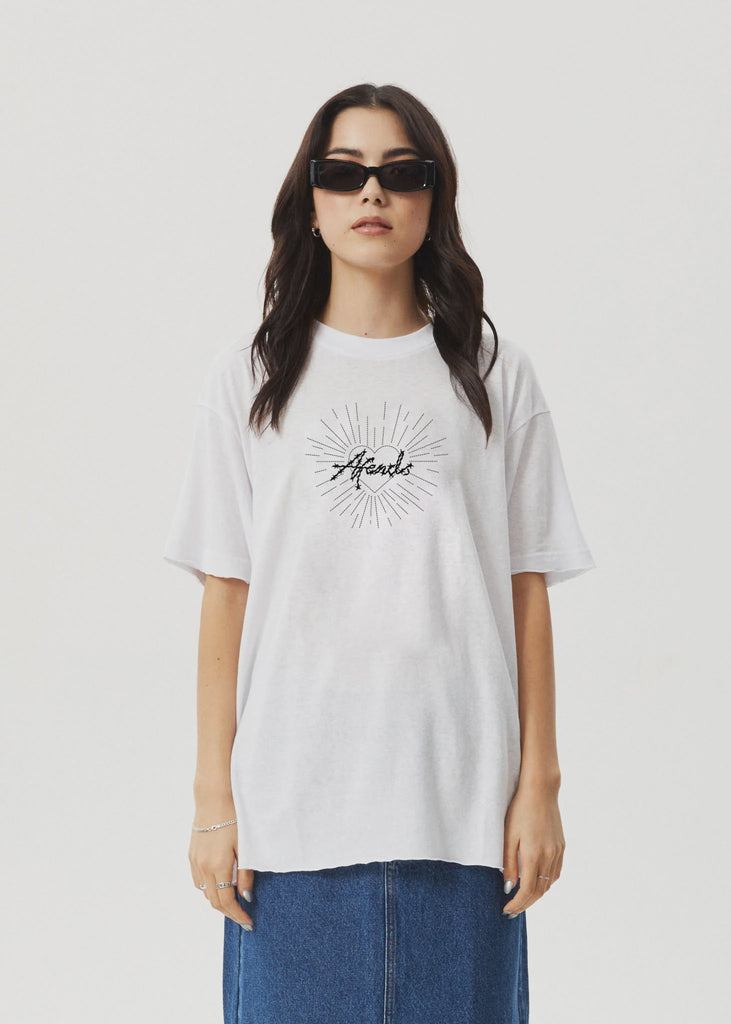 Pulse Oversized Tee - White