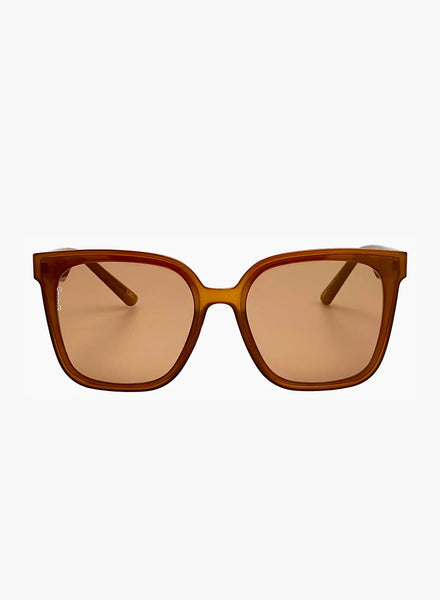 Sweet About Me Sunglasses - Coffee/Light Brown
