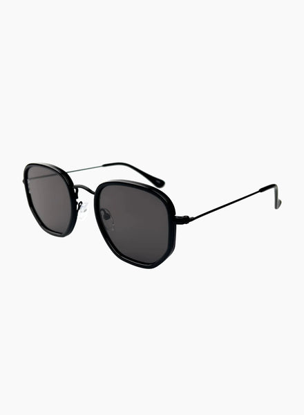 Tate Sunglasses - Black/Smoke