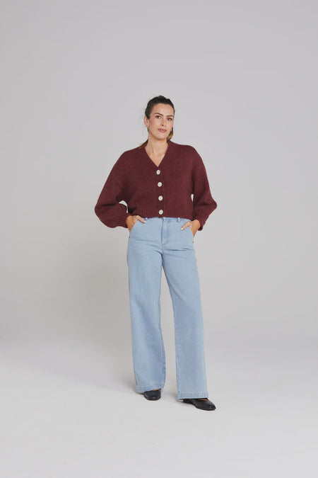 Alicia Pant - Black/white stripe