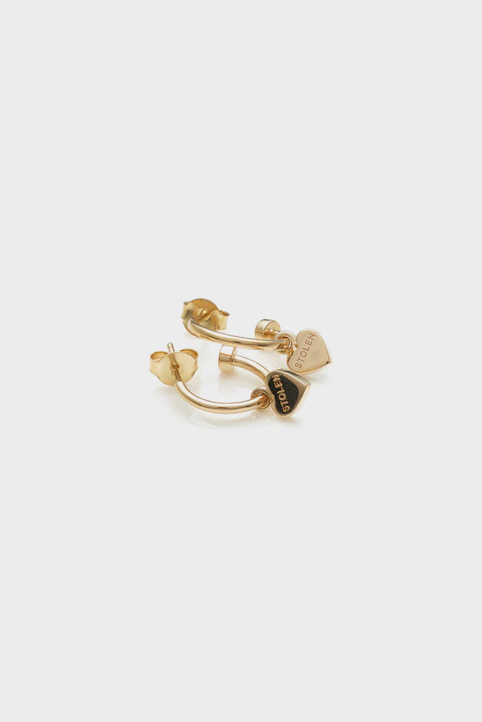 Stolen Heart Anchor Sleeper - Gold Plated