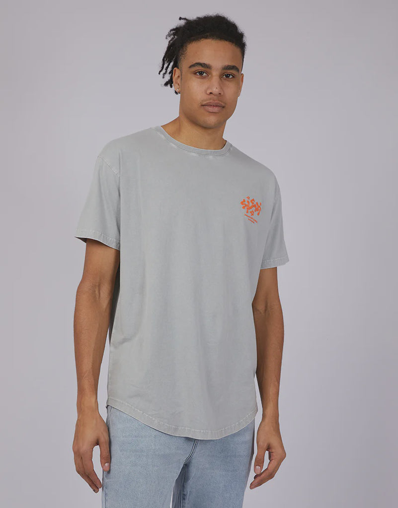 Warped Puff Tee - Grey