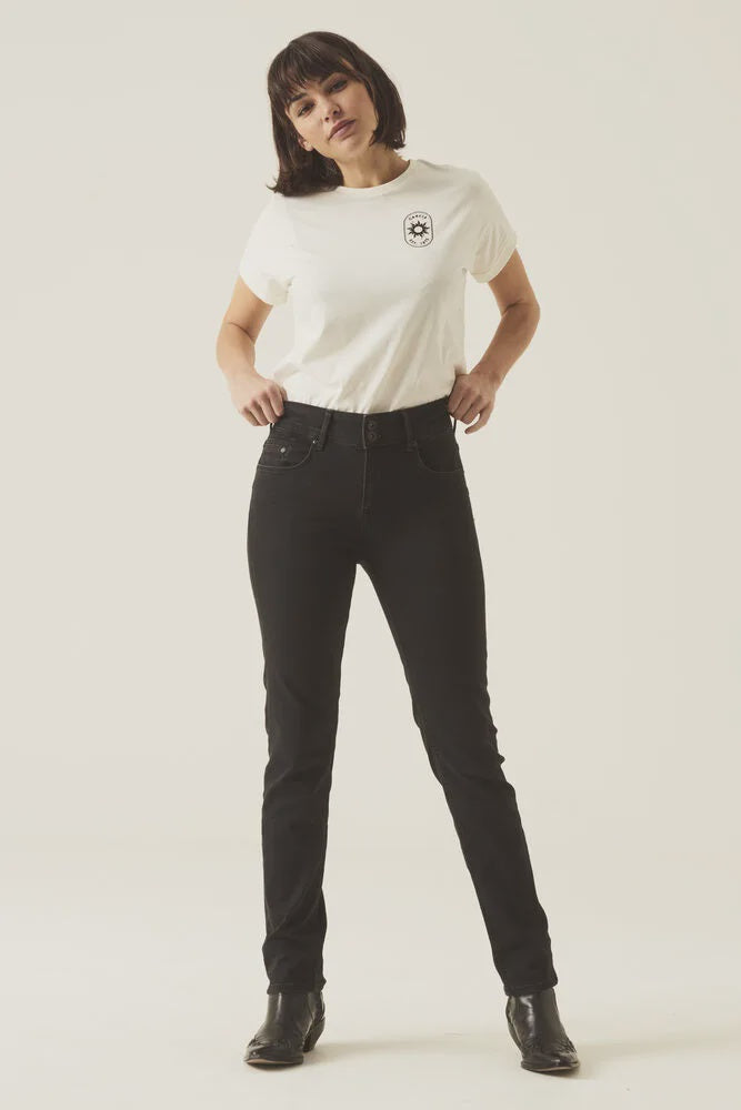 Caro Curved Slim Fit Jeans 285 - Dark Used