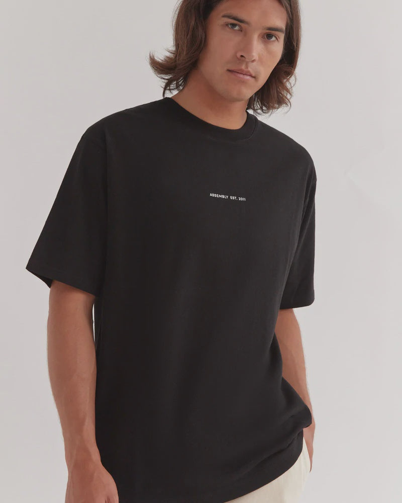 Established Cotton Tee - True Black