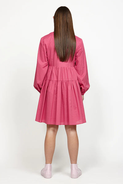 Dusk Dress - Raspberry