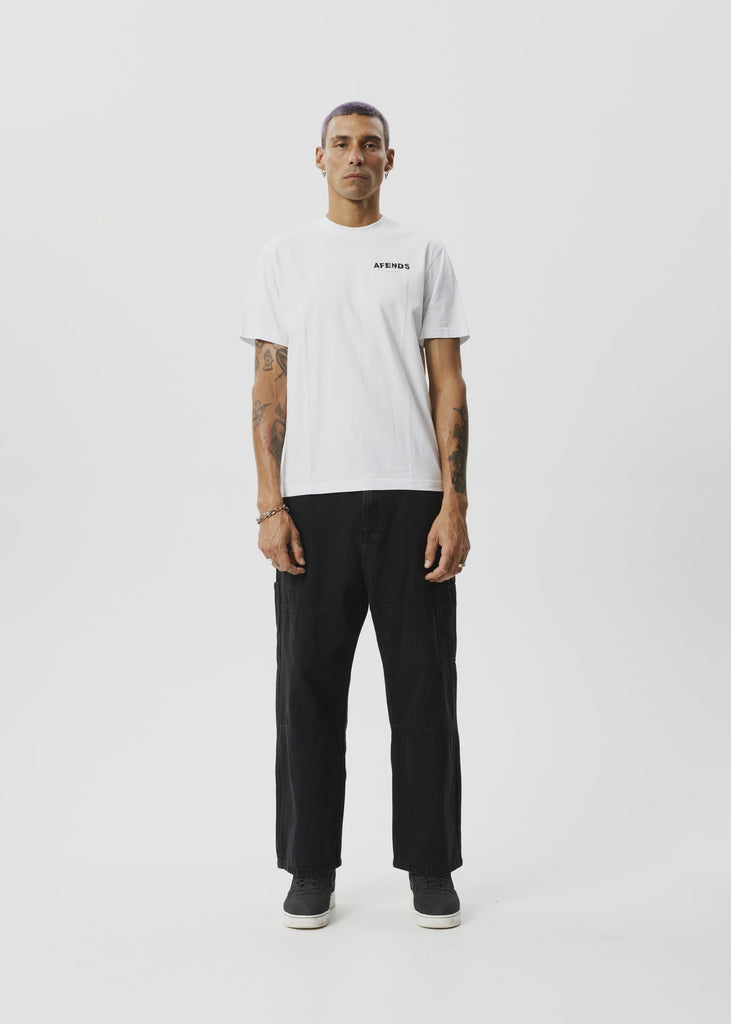 Questions Graphic Retro T-Shirt - White