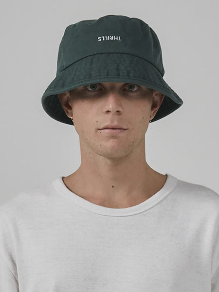 Minimal Thrills Bucket Hat - Mallard Green