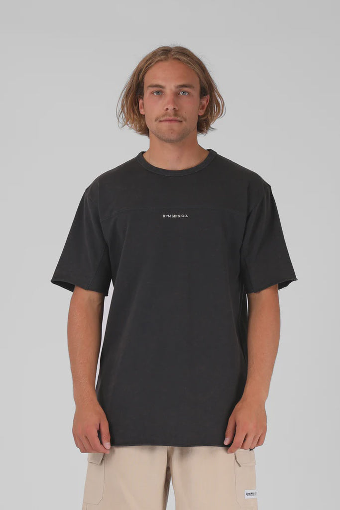 Terry Tee - Black Wash