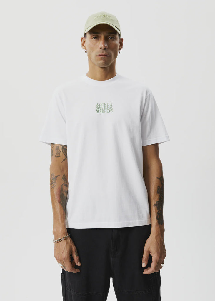 Limits Graphic Retro T-Shirt - White