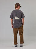 Slow Days Sea Tee - Aged Black