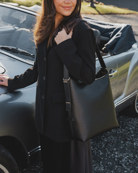 Audrey Bucket Bag - Black