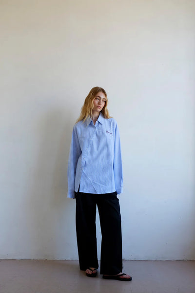 Cortez Shirt - Sky/Maroon