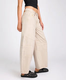 Barrel Mid Waist Denim Jeans - Dove