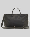 Alexis Stripe Weekender Travel Bag - Black -pre order