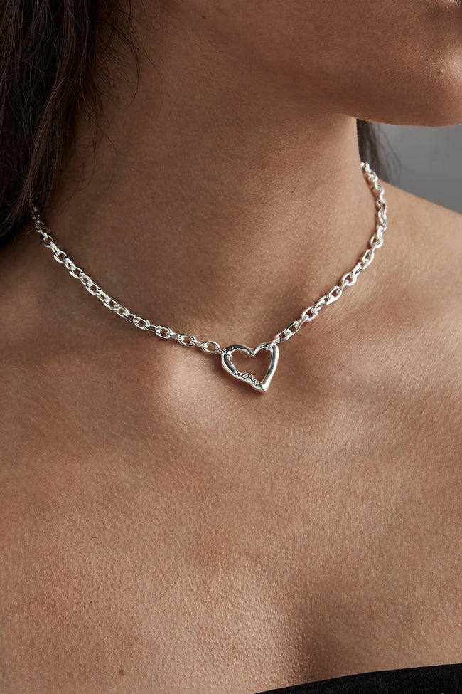 Melted Heart Necklace