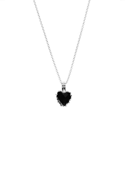 Love Claw Necklace - Onyx/Stirling Silver