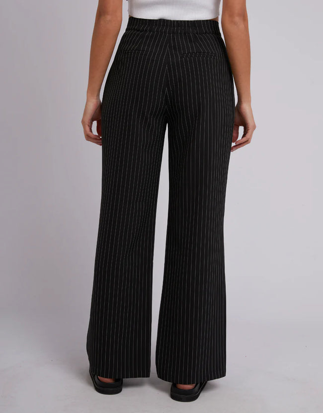 Alicia Pant - Black/white stripe