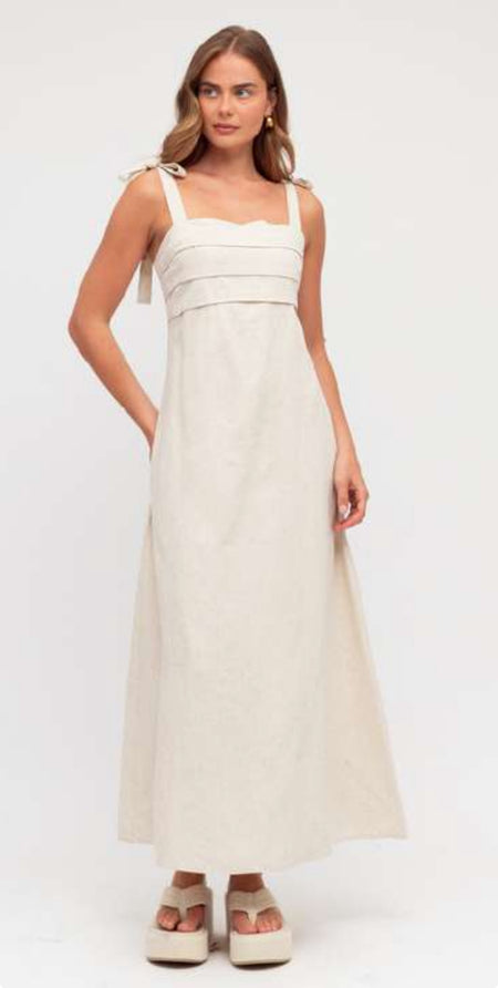 Mylah Midi Dress - Blue Floral