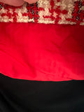 Checked Tweed Jacket -red